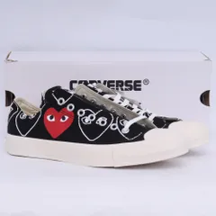 未使用♡コンバース×プレイコムデギャルソン　チャックテイラー　ローカット　ブルー コンバース×コムデギャルソン チャックテイラー ブルー 24cm - メルカリ