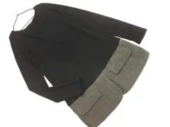 MSGM エムエスジーエム Ray BEAMS レイビームス ドッキング チュニック ワンピース size38/黒ｘグレー ■◇ レディース