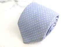 バーバリーブラックレーベル ブランド ネクタイ ドット柄 シルク 日本製 PO メンズ ブルー BURBERRY BLACK LABEL 【中古】