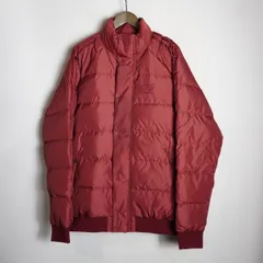 美品 ADIDAS アディダス × JONAH HILL ジョナ ヒル GL5374 パファー ジャケット スリーストライプ 中綿 赤 エンジ 329P★4