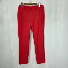 WAAC 왁 レッド POINT メッシュ サイド ゴルフ パンツ 3サイズ 夏 レディース