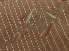 平和屋着物■上質な小紋　紬地　成り物　胴抜き仕立て　正絹　逸品　CAAY1717ev