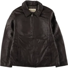古着 エディーバウアー Eddie Bauer スイングトップタイプ レザーブルゾン メンズM相当/eaa559059