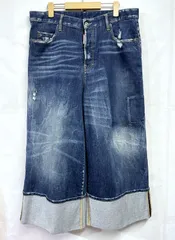 DSQUARED2｜ディースクエアード ロールアップ バギーデニムパンツ ジーンズ