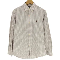 ラルフローレン RALPH LAUREN custom fit チェック BDシャツ メンズ import：S 