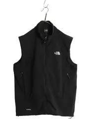 【お得なクーポン配布中!】 US企画 ノースフェイス APEX ソフトシェル ベスト メンズ XL 古着 裏 フリース フルジップ ストレッチ ハイネック 重ね着 大きいサイズ 黒