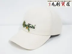 クリスチャンディオール CHRISTIAN DIOR TEARS デニム ロゴパッチ ベースボールキャップ アイボリー【中古】帽子のサムネイル