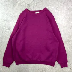 00年代 FRUIT OF THE LOOM フルーツオブザルーム ブランクスウェットシャツ ラグランスウェット 無地 メンズL相当 