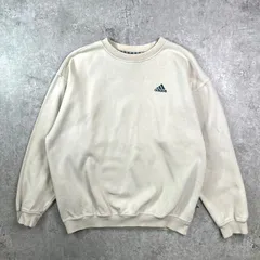 90年代 adidas アディダス パフォーマンスロゴ刺繍 スウェットシャツ メンズL相当 