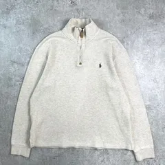 POLO RALPH LAUREN ポロラルフローレン ハーフジップ スウェットシャツ メンズM 