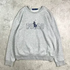 POLO RALPH LAUREN ポロラルフローレン ビッグロゴプリント スウェットシャツ メンズL 