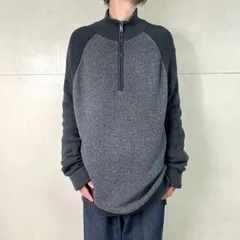 BANANA REPUBLIC バナナリパブリック ハーフジップ コットンニットセーター メンズ2XL相当 