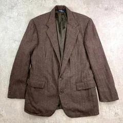 90年代 USA製 Polo by Ralph Lauren ポロバイラルフローレン ストライプ テーラードジャケット メンズXL 