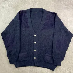 Tricots Ruiz ユーロ 毛足長 ニットカーディガン メンズXL相当 