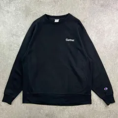 Champion チャンピオン REVERSE WEAVE リバースウィーブ ワンポイント企業ロゴ刺繍 スウェットシャツ メンズL 