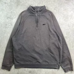 00年代 Reebok リーボック ハーフジップ スウェットシャツ メンズXL 