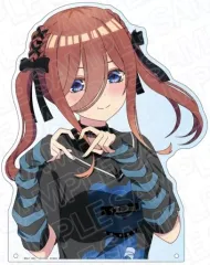 【中古】アクリルスタンド・アクリルパネル 中野三玖(サブカルパンクver.) 特大ダイカットアクリルボード 「五等分の花嫁∽」