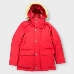 ユニクロ ノンキルトダウンジャケット UNIQLO レッド Mサイズ 311-412512 ダウンジャケット ジャケット アウター