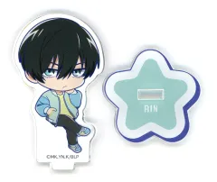 【中古】アクリルスタンド・アクリルパネル 糸師凛 「ブルーロック×コラボカフェ本舗2025 Retro Pop Cafe トレーディングちびキャラアクリルスタンド」