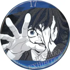 【中古】バッジ・ビンズ 冨岡義勇(デザイン17) 「アニメ 鬼滅の刃 柱展 -そして無限城へ- 柱百景～エモーショナル缶バッジ40～ 冨岡義勇」