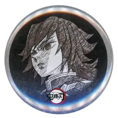 【中古】バッジ・ビンズ 冨岡義勇(大人/斜め右上向き/片目) 全表情設定57mm缶バッジ 「鬼滅の刃×ufotable DINING 柱ダイニング -冨岡義勇・胡蝶しのぶ-」 お楽しみくじ景品