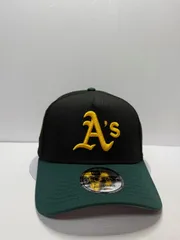Newera オークランドアスレチックス オークランドコロシアム 9forty A-FRAME スナップバックキャップ ツートンカラー