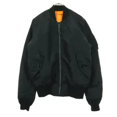 ALPHA INDUSTRIES INC アルファインダストリーズ 長袖 ナイロンジャケット S ブラック リバーシブル メンズ 古着