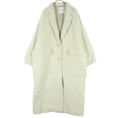 emmi エミ 長袖 ウールコート 1 ホワイト 13WFC224020 レディース 古着