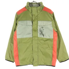 NIKE ナイキ ロゴプリント 中綿ジャケット M カーキ メンズ 古着