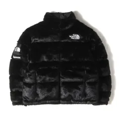 【美品】Supreme シュプリーム ジャケット ブラック 黒 サイズ:M | THE NORTH FACE フェイクファー ヌプシ ダウンジャケット (Faux Fur Nuptse Jacket) | アウター ブルゾン 上着 | コラボ【メンズ】【中古】