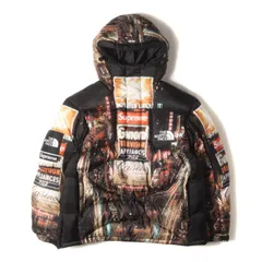 【美品】Supreme シュプリーム ジャケット サイズ:S | 22AW THE NORTH FACE タイムズスクエア柄 ハーフジップ プルオーバー ダウンジャケット(800-Fill Half Zip Hooded Pullover)【中古】