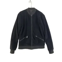 ZARA MAN (ザラマン) Sサイズ ブラック ブルゾン ジップアップ ジャケット K7736