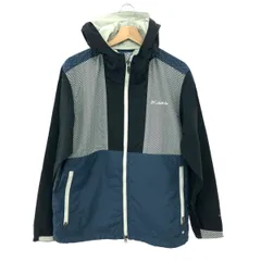 Columbia コロンビア フーデットジャケット サイズ:M ダブルジップ/クレイジーパターン PM3569   ブラック/ホワイト/ネイビー メンズ / 240001133868