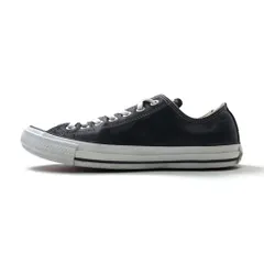 CONVERSE レザーオールスター ALL STAR OX スニーカー 27cm ブラック 1B906