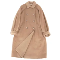 美品 マックスマーラ Max Mara コート 白タグ ロングコート ダブルブレ