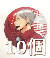 ハイキュー！！ ミドルブロッカー グリッター缶バッジ 角名倫太郎 10個