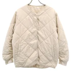 ITEMS URBAN RESEARCH アイテムズ アーバンリサーチ キルティングジャケット S アイボリー 中綿 レディース 古着
