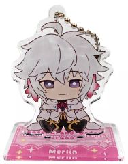 [중고] 키홀더 마스코트 (캐릭터) 캐스터/말린 [세가 콜라보 카페 Fate/Grand Order - 절대 마수 전선 바빌로니아- 스탠드 부착 데포르메아크릴 키홀더 B]