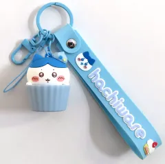 【中古】ストラップ ハチワレ 3Dマスコット付きハンドストラップ 「ちいかわ なんか小さくてかわいいやつ」