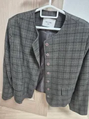 レディース CHECK ツイード型ジャケット