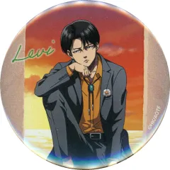 【中古】バッジ・ビンズ リヴァイ・アッカーマン(夕焼け) 「進撃の巨人 in E-DINER トレーディング缶バッジ」