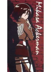 【中古】タオル・手ぬぐい(キャラクター) ミカサ 調査兵団・巨人駆逐精鋭バスタオル 「進撃の巨人」