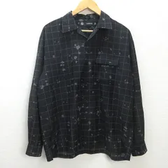 G■ジーユー/GU×アンダーカバー シアーオーバーサイズシャツ/331-351026【M】黒/men's/101【中古】■