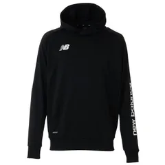 ニューバランス トップス メンズ チームスウェット フーディ 長袖 パーカー アパレル レディース スポーツ ウェア トレーナー AMT45235 BK ブラック 黒 服