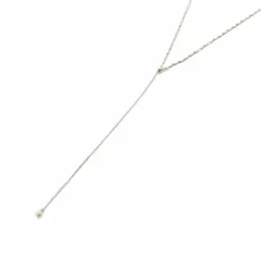 アガット agete Y字 ネックレス K10 イエローゴールド