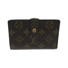 LOUIS VUITTON ルイヴィトン 二つ折りがま口財布/ポルトモネビエヴィエノワ  カード4枚/モノグラム/CA0026/箱付 M61663   ブラウン  / 240001174174