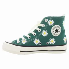 コンバース CONVERSE オールスター デイジーフラワー ハイ ALL STAR DAISYFLOWER HI スニーカー シューズ 1SD278 23cm 緑 グリーン /GV