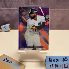 2025 Topps Finest Gregory Polanco 233/250 Chiba Lotte Marines Purple Refractor カード