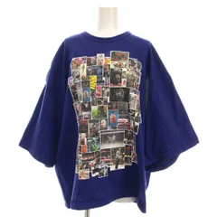 カラー kolor プリントTシャツ カットソー 半袖 1 青 25SCL-T09209 /YMのサムネイル