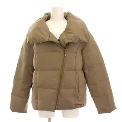 ミッシェルクラン MICHEL KLEIN ダウンジャケット ジップアップ アウター 38 ベージュ FMVAS-90300 /YM ■MU